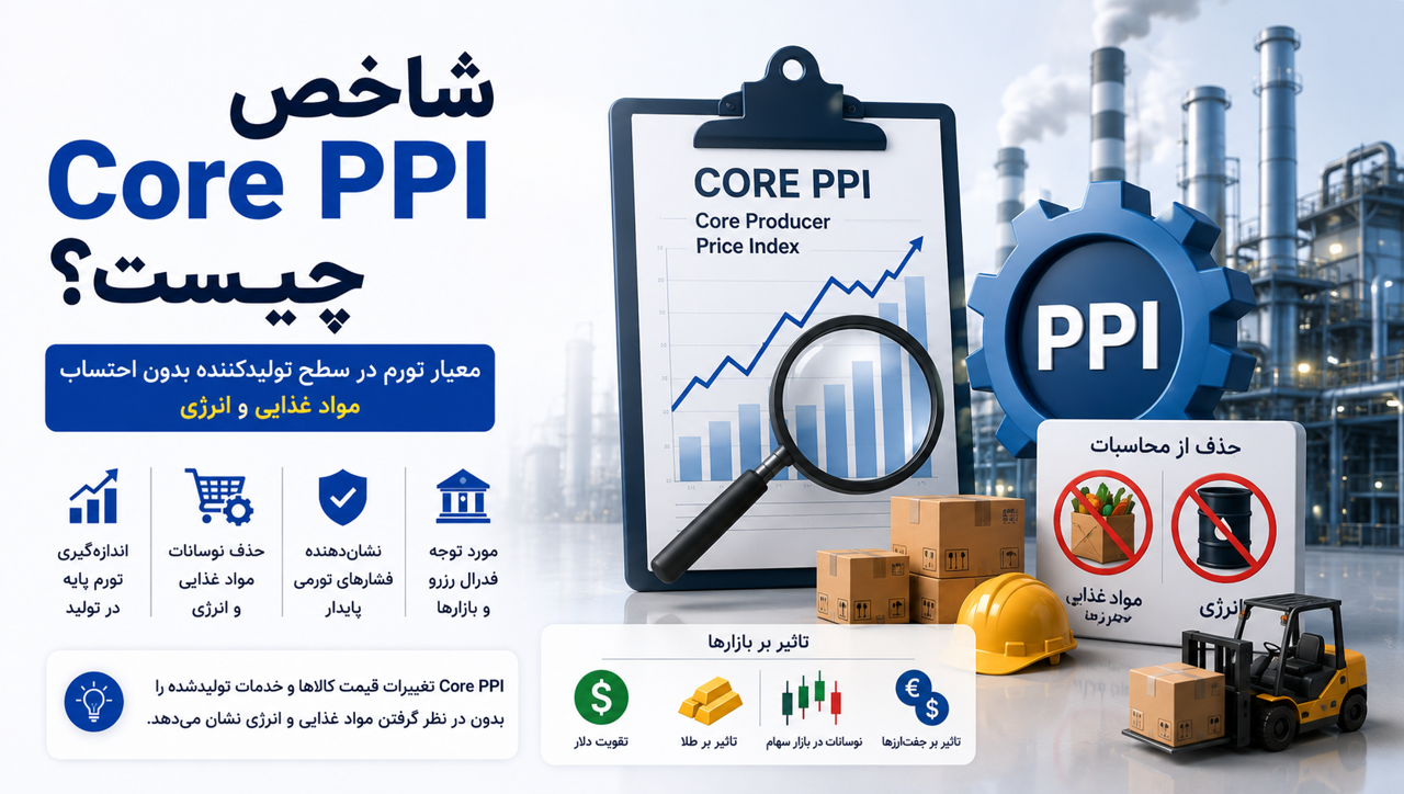 شاخص Core PPI چیست؟ | تورم هسته تولیدکننده و تأثیر آن بر طلا و دلار