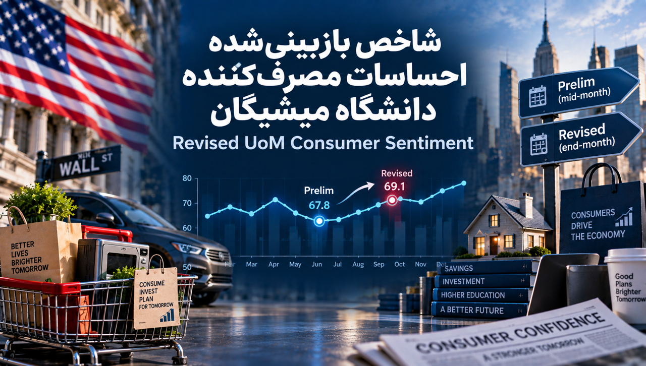 شاخص بازبینی‌شده احساسات مصرف‌کننده دانشگاه میشیگان چیست؟ بررسی و تأثیر آن بر دلار، طلا و فارکس